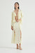 THIRD FORM STROKE FRILL MAXI SKIRT | LIMONCELLO