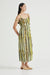 STROKE FRILL SLIP DRESS | BRUSH STROKE - THIRD FORM