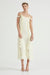 THIRD FORM STROKE FRILL SLIP DRESS | LIMONCELLO