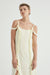 THIRD FORM STROKE FRILL SLIP DRESS | LIMONCELLO