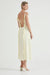 THIRD FORM STROKE FRILL SLIP DRESS | LIMONCELLO