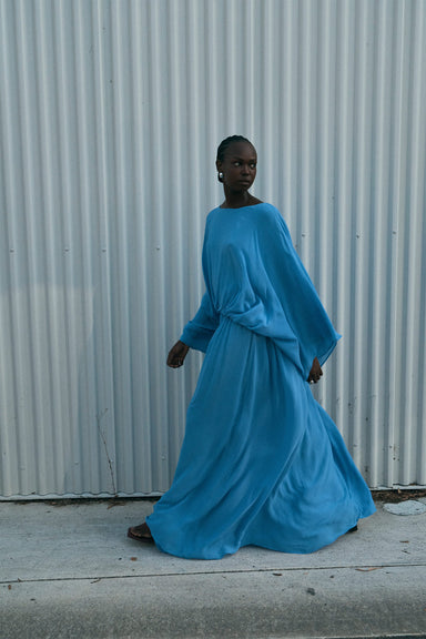 THIRD FORM SUSPENSION MAXI DRESS | CORNFLOWER