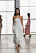 SWAY STRAPLESS DRESS | MILK - THIRD FORM