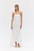 SWAY STRAPLESS DRESS | MILK - THIRD FORM