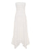 SWAY STRAPLESS DRESS | MILK - THIRD FORM