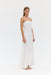 SWAY STRAPLESS DRESS | MILK - THIRD FORM
