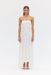 SWAY STRAPLESS DRESS | MILK - THIRD FORM