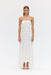 THIRD FORM SWAY STRAPLESS DRESS | MILK