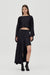 THIRD FORM THRESHOLD FLOW SKIRT | STORM BLACK