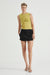 THIRD FORM TIE UP TAILORED MINI SKIRT | BLACK