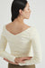 THIRD FORM TIME AGAIN GATHERED TOP | CREAM