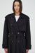 THIRD FORM TRANSIT TRENCH COAT | BLACK