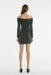 THIRD FORM TURN AROUND OFF SHOULDER MINI | FOREST