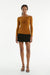 THIRD FORM TURN AROUND OFF SHOULDER TOP | CAMEL