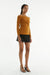 THIRD FORM TURN AROUND OFF SHOULDER TOP | CAMEL