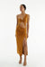 THIRD FORM TURN AROUND TWIST OUT MIDI | CAMEL