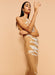 THIRD FORM TWIST THROUGH BIAS HALTER MIDI | TAN TIE DYE