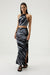 THIRD FORM TWIST THROUGH BIAS HALTER TOP | BLACK TIE DYE