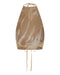 THIRD FORM TWIST THROUGH BIAS HALTER TOP | TAN TIE DYE