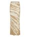 THIRD FORM TWIST THROUGH BIAS MAXI SKIRT | TAN TIE DYE