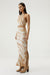 THIRD FORM TWIST THROUGH BIAS MAXI SKIRT | TAN TIE DYE