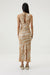 THIRD FORM TWIST THROUGH BIAS TANK MAXI | TAN TIE DYE