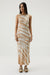 THIRD FORM TWIST THROUGH BIAS TANK MAXI | TAN TIE DYE