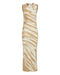 THIRD FORM TWIST THROUGH BIAS TANK MAXI | TAN TIE DYE