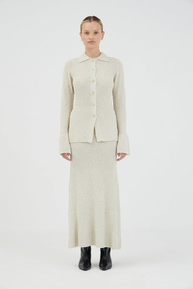 THIRD FORM UNBOUND KNIT FLARE SKIRT | SHELL - CANCELLED