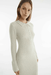 UNBOUND KNIT SHIRT DRESS | SHELL - THIRD FORM