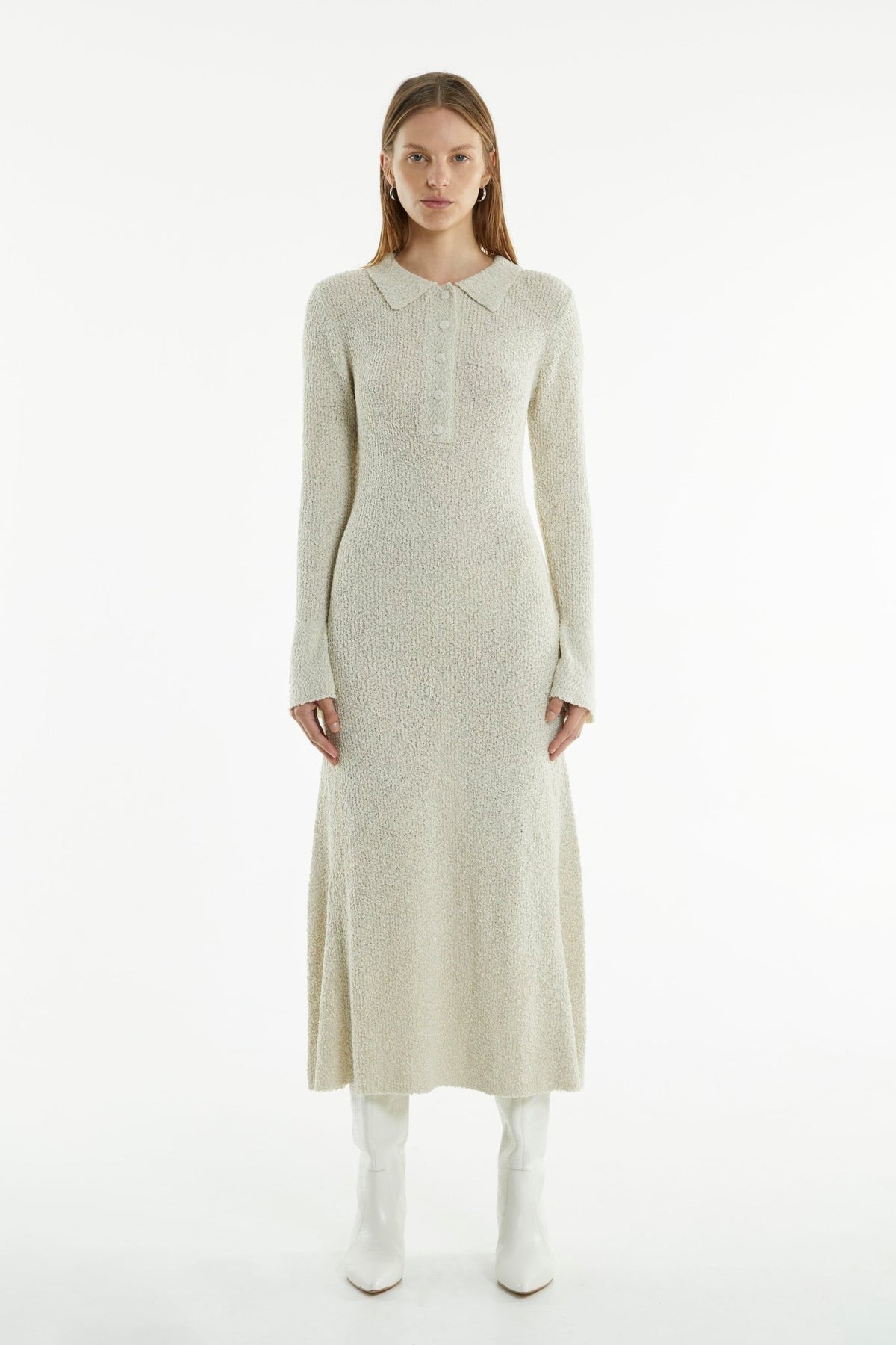 knit shirt dress UNBOUND | SHELL | Third Form Asymmetrical hem dress In motion Oazifestiv Used Formal Dresses Size:48 Regular Jacket+42 Waist Adjust 38to44)Height: 5'7