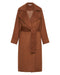 THIRD FORM UNCOVER WOOLEN TRENCH COAT | CHESTNUT