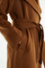 THIRD FORM UNCOVER WOOLEN TRENCH COAT | CHESTNUT