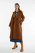 THIRD FORM UNCOVER WOOLEN TRENCH COAT | CHESTNUT