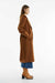 THIRD FORM UNCOVER WOOLEN TRENCH COAT | CHESTNUT