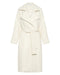 THIRD FORM UNCOVER WOOLEN TRENCH COAT | CREAM