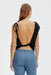 THIRD FORM Undone Twist Back Tank | Noir