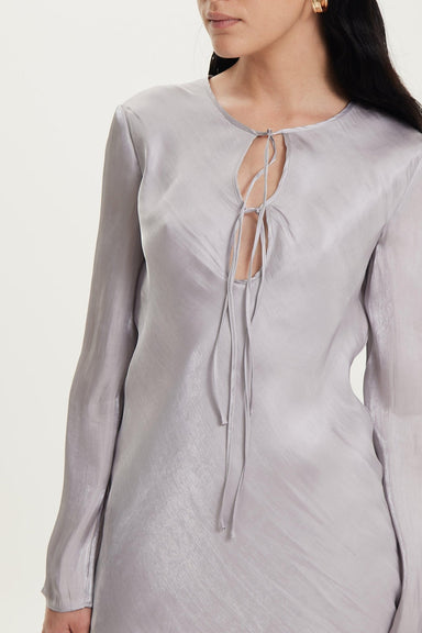 THIRD FORM UNTAMED BIAS TIE UP MINI | SILVER