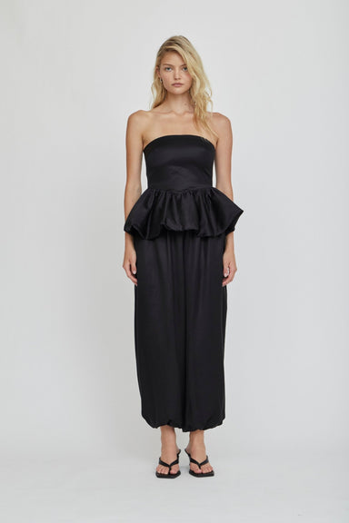 VANTA STRAPLESS TOP | CARBON - THIRD FORM