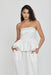 VANTA STRAPLESS TOP| PORCELAIN - THIRD FORM