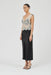 VISIONS LACE DEEP V MAXI DRESS | BUTTERCREAM & BLACK - THIRD FORM