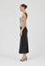 VISIONS LACE DEEP V MAXI DRESS | BUTTERCREAM & BLACK - THIRD FORM