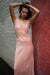 VISIONS LACE DEEP V MAXI DRESS | CORAL - THIRD FORM