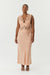 VISIONS LACE DEEP V MAXI DRESS | CORAL - THIRD FORM