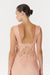 VISIONS LACE DEEP V MAXI DRESS | CORAL - THIRD FORM