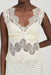 VISIONS LACE DEEP V MAXI DRESS | CREAM POLKA DOT - THIRD FORM