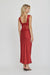 VISIONS LACE DEEP V MAXI DRESS | CRIMSON - THIRD FORM