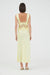 VISIONS LACE DEEP V MAXI DRESS | DAFFODIL - THIRD FORM