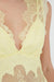 VISIONS LACE DEEP V MAXI DRESS | DAFFODIL - THIRD FORM