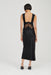 VISIONS LACE DEEP V MAXI DRESS | EBONY - THIRD FORM